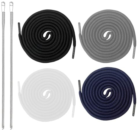 4 unidades de cordón para pantalones de chándal de 160 cm con cordón para pantalones con capucha con capucha y cordón de repuesto para pantalones de jogging para chaquetas de jogger sudaderas con 2