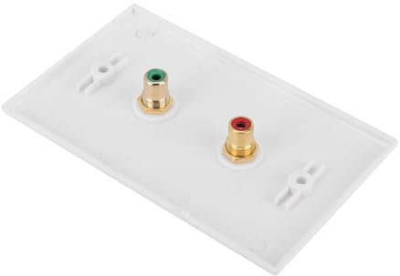 Piastra di Copertura per Interruttore a Doppia Luce, Piastre a Parete Coperture per Piastre per Interruttori Pannello a Parete Multifunzionale 2 Interfacce per Edifici per