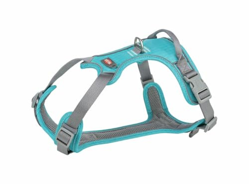 TRIXIE Premium Geschirr Active M-L, 60-75cm/25mm, Aqua