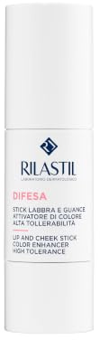 Rilastil Difesa Make Up, Stick Labbra e Guance, Attivatore di Colore, pH reagente, Alta Tollerabilità, per Pelle Sensibile