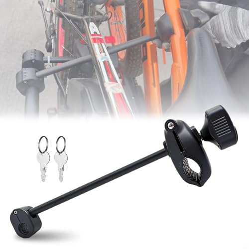 Rahmenhalter, Fahrradhalterung Bike Holder Fahrradträger Fahrradhalter Befestigung Klemme Reisemobil Rad, abschließbar, für U-Bügelrohr