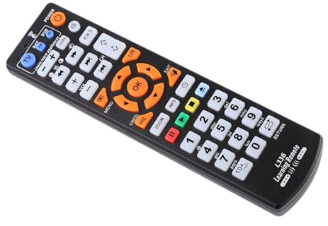 Shurhome Telecomando globale a lungo termine con radiazione infrarossa per la TV, lettore ottico a disco, ricevitore satellitare, controllo videoregistratore, telecomando di apprendimento permanente