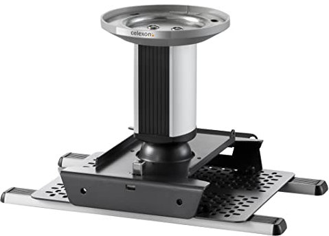 celexon Beamer-Decken-Halterung MulitCel 1500 Expert schwarz | neigbarer & schwenkbarer Projektor-Halter mit 360° Rotation und 15 cm Deckenabstand inkl. Kabelführung | max. 25Kg