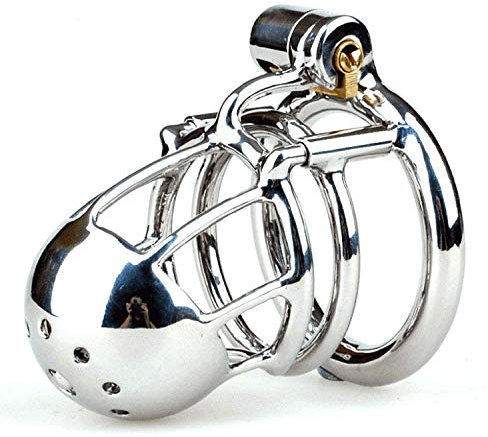 Dispositivo anti-deragliamento anti-deragliamento della serratura cb della puntura PA maschio in acciaio inossidabile giocattolo in acciaio inossidabile-50MM