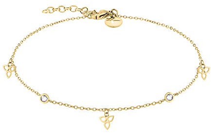 Tamaris Damen Fußkette in Gold aus Edelstahl TJ-0014-A-27