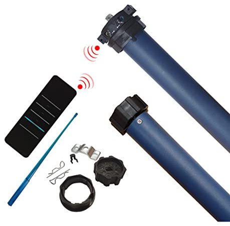 Rollladenmotorset inkl. Fernbedienung, 20 Nm, max. 45 kg, 60 mm 8-Kantwelle, mechanische Endschalter, Funk (1 ST)