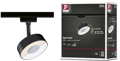 Paulmann Hochvolt-Schienensystem-Leuchte URail 5W LED Schwarz (matt)
