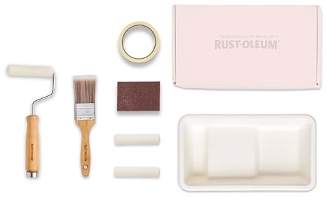 Rust-Oleum Ready to Roll - Eco Paint Kit (Small) - Bathroom Wood & Cabinet Gloss Sweet Pinks