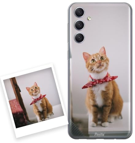 Pevita Personalisierte Hülle für Samsung Galaxy A35 5G mit Foto