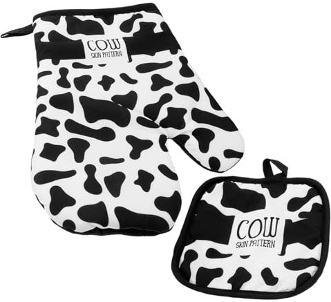 MOLUCKFU Heatproof Insulation Gloves Oven Gloves Fingers Bbq Professional Oven Mitts Non-slip Grilling Mitten Cooking Tool