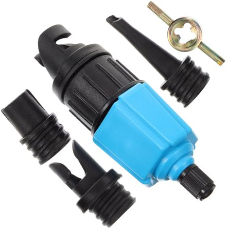 GAROZATION Luftpumpen-Adapter Für Schlauchboote Kompressor-aufsatz Für Paddle-Boards Luftpumpen-Kopf-Adapter Passend Für Kanus Und Boote Aus Nylon Und Legierung