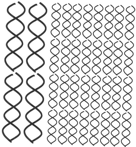 ELAYARD 50pcs Spiral Hair Pins for Women and Girls Round Spiral Bobby Pins for French Twist Decorative Hair Accessories