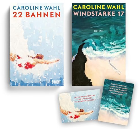 Caroline Wahl Taschenbuch-Set: 22 Bahnen & Windstärke 17 – Zwei Bestseller im Doppelpack für Fans der jungen deutschen Literatur – Inkl. 2 exklusiver Postkarten – Geschenkset für Leseratten