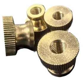 5pcs Brass Step Thumb Nut Knurled Hand Copper Tighten Nut M3 M4 M5 M6 M8 Brass(M6 5pcs)