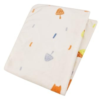 Sterntaler Babydecke Fuchs Filou 100x75cm - Kuscheldecke aus weichem Plüsch mit süßem All-Over Motiv - eine Kurze & eine langflorige Seite - ab Geburt - Geschenk Idee - ab Geburt, lichtgrau