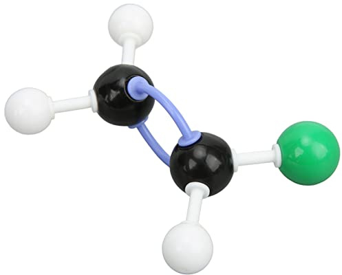 Omquot Kemisk atomstruktur modell, färgglada bollpinnar set för kemiundervisning, PP-material