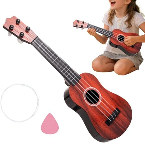 Ukulele per bambini, ukulele educativo da 43 cm, strumento a corda pulsata, strumento adatto per principianti, aula, scuola, asilo, casa, sala giochi, studio