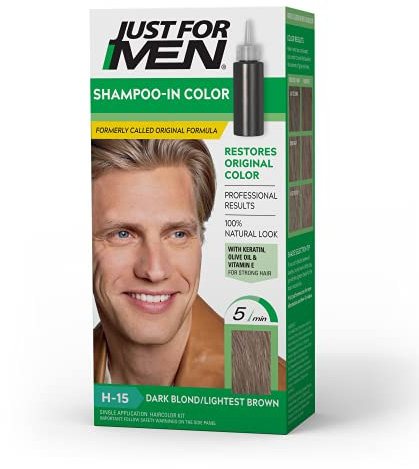 Just for MEN Champú de en Hair Color Dark Blond 15 (Color del pelo)