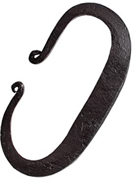 Battle Merchant Mittelalterliches Funkeneisen, Feuerschläger, handgeschmiedet Mittelalter LARP Wikinger Lager Feuerstelle