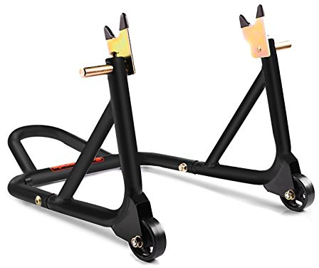 ConStands - Motorrad Montageständer für Kawasaki Ninja 300 / Ninja 650 Schwarz-Matt Hinten XM Racing