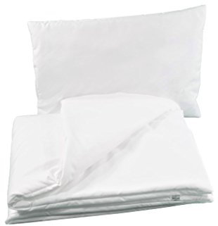 Antiallergisch 2 teiliges Set Kissen 40x60 cm Bettdecke 120x90 cm oder 135x100 cm ekmTRADE (Bettdecke 135x100 cm + Kissen 60x40 cm)