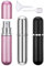 3pcs Vaporisateur Parfum Vide, Mini Portable Bouteille Atomiseur Pulvérisation Flacon de Parfum Rechargeable pour Homme & Femme avec Entonnoir et Pipette, 6ml