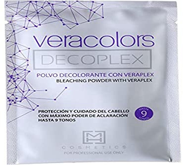 MH Cosmetics - Veracolors DECOPLEX Polvo Decolorante Capilar Con Plex (40 gramos), Azul