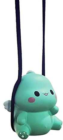Jatour Kleiner Dinosaurier Auto Rückspiegel Anhänger Anime Tiere, Auto Anhänger Hängendes Ornament, Schaukel Auto Anhänger Für Spiegel, Autospiegel Hängendes Zubehör Geschenke Für Frauen änner