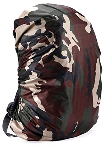 SINAIRSOFT Mochila Cubierta de lluvia 20L-80L protector solar impermeable, Camuflaje de la selva., 40-45L