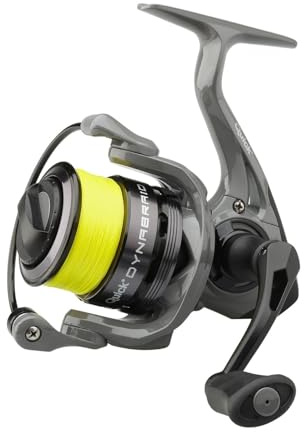 DAM Quick Dynabraid 4 Angelrolle, Spinnrollen, Allround-Angeln, Unisex, Schwarz, 1000, FD