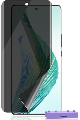 Zerrshoo Protector Pantalla para Honor Magic 5 Lite, Antiespia Película de TPU flexible 1 Pack, [No es de cristal] con Ayuda de posicionamiento, Protector Pantalla para Magic 5 Lite - Privacidad