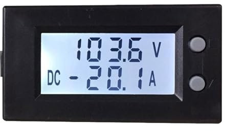 Amperometro di tensione CC con display digitale con shunt 100A 200A 300A 500A (Color : Meter 200A shunt)