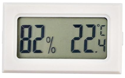 Mini termómetro e higrómetro, mini LCD digital para interiores, termómetro de humedad para interiores, medidor de humididad, termómetro 2 en 1 y medidor de humedad para oficina, habitación de bebé,
