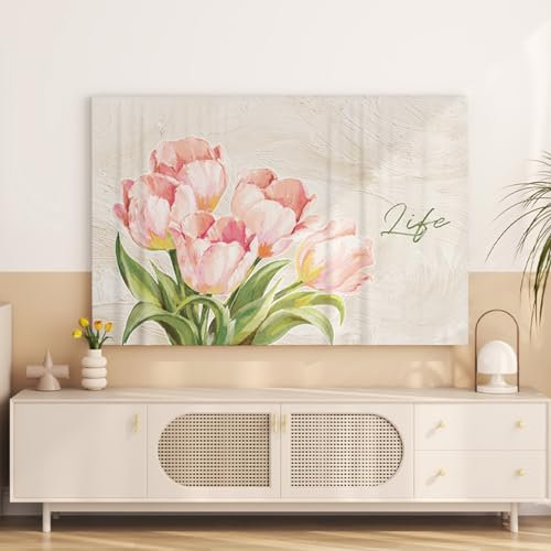 30-80In Interior TV Cover European Style TV Screen Protector Dustproof For LCD LED TV Curved TV Dust Cover Cloth Fabric Indoor Decoration(Size:78IN(W180xH107CM),Color:A)