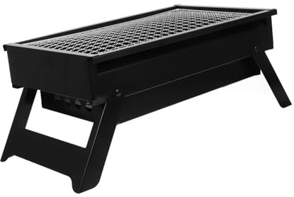 Levemolo Barbecue Portatile e Carbonella Per Cucinare All Aperto Da Campeggio in Acciaio Resistente Contenitore Estraibile