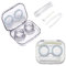 HABNI 1 Pièces Etui Lentilles De Contact,Boite Lentilles De Contact Mini Boite,Ventouse Lentille Souple,Produit Lentille Voyage,Applicateur Lentille Contact,pour Ranger,Porter Et Enlever Lentilles C