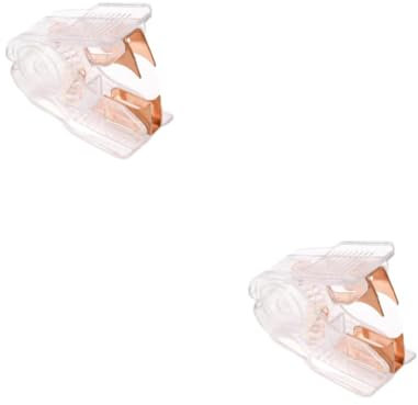 Gadpiparty 2 Stück Handlicher Heftklammerentferner Roségold Ergonomisches Design für Büro und Zuhause Müheloses Entfernen von Heftklammern aus Hochwertigen Materialien für Studenten und