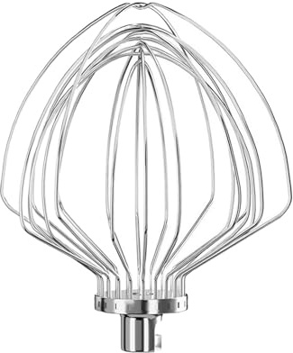 A78E-KN211WW Stainless Steel 11-Wire Whip Attachment ，Compatible for KitchenAid， Bowl Lift Mixer 7QT Bowl Replacement Egg Beater Whisk