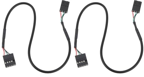 YINETTECH 2 st USB 4-stifts till 9-stifts Bluetooth-adapterkabel 30 cm för PC PCIe trådlöst nätverkskort