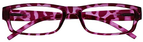 OPULIZE Die Lesebrille Unternehmen Rosa Schildpatt Leicht Komfortabel Leser Herren Damen Lesehilfe R32-4 +2,00