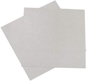 Meter Star 2 láminas de mica para horno microondas de 12,95 x 12,95 cm, adecuadas para todas las piezas de hornos microondas, grosor de 0,4 mm