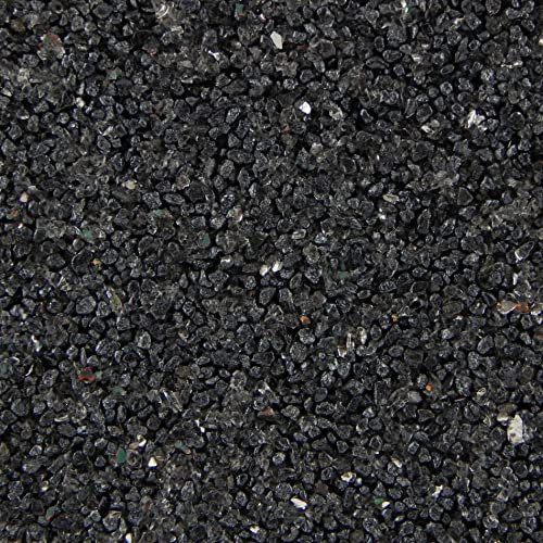 Terralith Buntsteinputz 15kg in anthazit, Sockelputz für Innen und Außen mit Reinacrylat Bindemittel aus Naturstein, 1-2mm Körnung (T81)