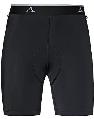Schöffel Damen Skin Pants 2h L, atmungsaktive Radhose mit Polster und 4-Wege-Stretch, Fahrrad Unterhosen mit bakteriostatischer Silbernitrat-Behandlung, black, 36