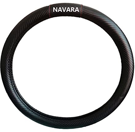 FüR Nissan Navara Lenkradbezug Mikrofaser Leder Atmungsaktiv Anti-Rutsch Geruchlos Warm Im Winter KüHl Im Sommer Universal 15 Zoll