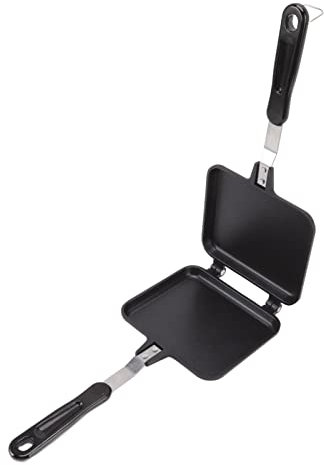 Padella Forno Doppia,Padella Doppia per Frittata,35 X 15cm, Adatta a Tutti Tipi di Fornelli,Quadrata in Lega di Alluminio, Antiaderente Padella a Doppia Faccia