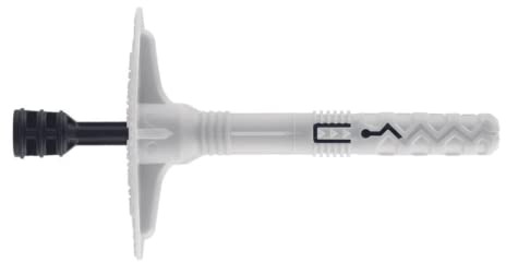 INDEX A PERFECT FIXING - AISC10260 [AIS-C] Cheville avec clou en polyamide pour fixation de panneaux isolants et réhabilitation des façades (SATE), homologuée, Ø10 x 260 mm, 100 pièces