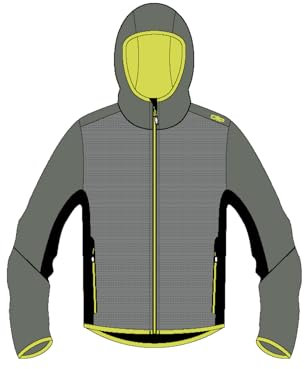 CMP MAN Jacket FIX Hood KAKI - 54