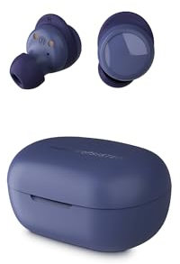Energy Sistem RaceBuds - Auriculares Inalámbricos Deportivos (Plástico 100% Reciclado, Resistencia al Agua IPX4, Secure-Fit+, 22 h de batería, tecnología Bluetooth) - Azul