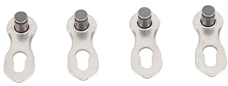 Tissting 2 Pairs Bike Chain Master Link, Alloy Steel Bike Quick Missing Link Connectors 10 Speed Bike Chain Link Repair Accessories