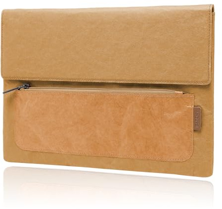 GAOCHY Funda para Portátil de 13 Pulgadas para MacBook Air 13 M4 2025, MacBook Pro 13, 13 Pulgadas iPad Air/Pro M4/M3/M2, HP Envy x360 13, 11,6 Pulgadas Lenovo/Acer Chromebook, Funda Kraft Lavable